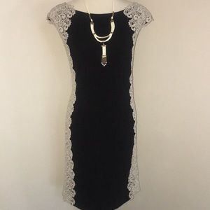 🌷Xscape- Lace Embroided Dress